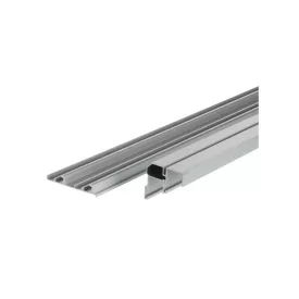   RIEX ES80 felső és alsó vezetősín tolóajtóhoz, 4000mm, galvanizált ezüst