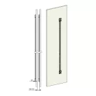 RIEX ES02 ajtómerevítő, külső, 2030mm, fém