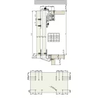 RIEX ES70 felső vezetősín, 3000mm, ezüst eloxált