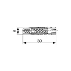 FISCHER feszítő tipli UX, 5 x 30mm (100db|csomag)