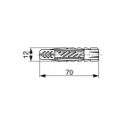 FISCHER feszítő tipli UX, 12 x 70mm (25db|csomag)