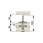 FISCHER horgonycsavar KD 4, fém (25db|csomag)