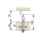 FISCHER horgonycsavar KD 5, fém (25db|csomag)