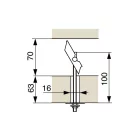 FISCHER horgonycsavar KD 6, fém (25db|csomag)