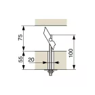 FISCHER horgonycsavar KD 8, fém (20db|csomag)
