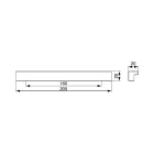 RiexTouch XT09 fogantyú, F100, 160 mm, lakkozatlan natúr tölgy