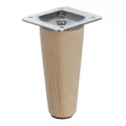 Riex GW20 bútorláb, kúpos egyenes, D45/D25, H150, lakkozatlan natúr borovi (4 db/csomag)