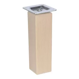   Riex GW25 bútorláb, négyzetes, 45x45 mm, H150, lakkozatlan natúr bükk (4 db/csomag)
