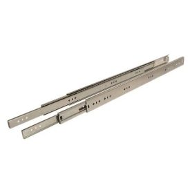   Riex NB75 golyós fióksín, teljes kihúzás, 120 kg/120 kg, H57, 2.0*2.0*2.2 mm, 800 mm