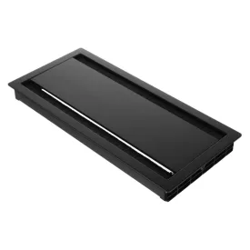   ASA Plastici Exit Dual 2.0 alumínium kábelátvezető 316x148 mm, H15, fekete