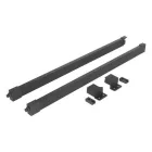 Riex ND60 (16/18 mm) 2 db-os magasító korlát készlet, szögl. keresztmetszetű, 450 mm, sötétszürke
