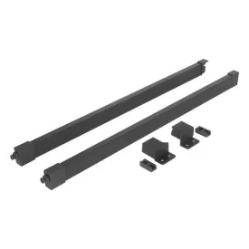   Riex ND60 (16/18 mm) 2 db-os magasító korlát készlet, szögl. keresztmetszetű, 450 mm, sötétszürke