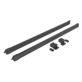  Riex ND60 (16/18 mm) 2 db-os magasító korlát készlet, szögl. keresztmetszetű, 550 mm, sötétszürke