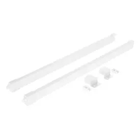   Riex ND60 (16/18 mm) 2 db-os magasító korlát készlet, szögl. keresztmetszetű, 450 mm, fehér