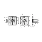 LEHMANN Fiókzár (konténerhez ) 391 középre