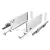 SEVROLL 223476-18 V-BOX 18 3D SLIM csillapított fiókrendszer H-178 L-500mm, fehér, 18mm-es bútorlaphoz