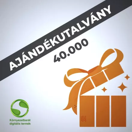 Digitális utalvány 40.000Ft
