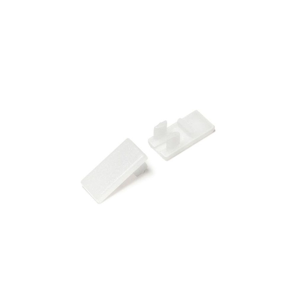 StrongLumio végzáró LED profilhoz HI8 tejfehér árnyalat (pár)